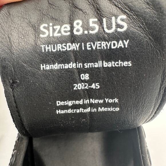 Thursday Sneakers Premier Womens Black Suede Leather Comfort Sole Size 8.5 $130 - Picture 8 of 13